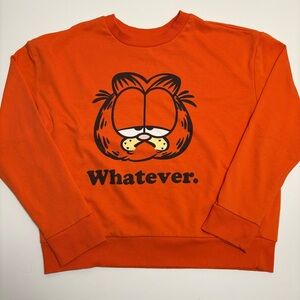 Vintage Garfield “Whatever” OversizedGraphic Crewneck Sweatshirt 90s Y2K